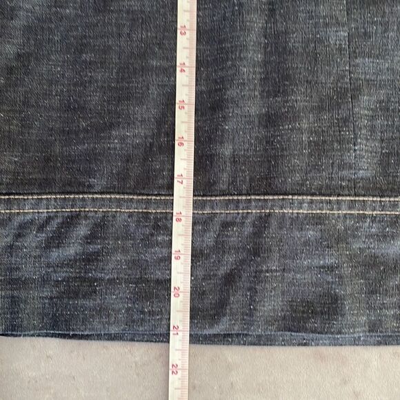 RAFAELLA denim pencil skirt with button, hook‎ & eye, zipper, pockets size 10 - Picture 8 of 9